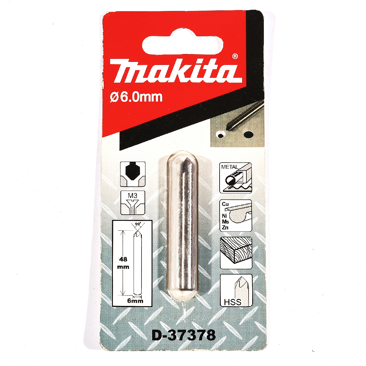 D-37378 ดอก COUNTERSINK 6MM 90 องศา