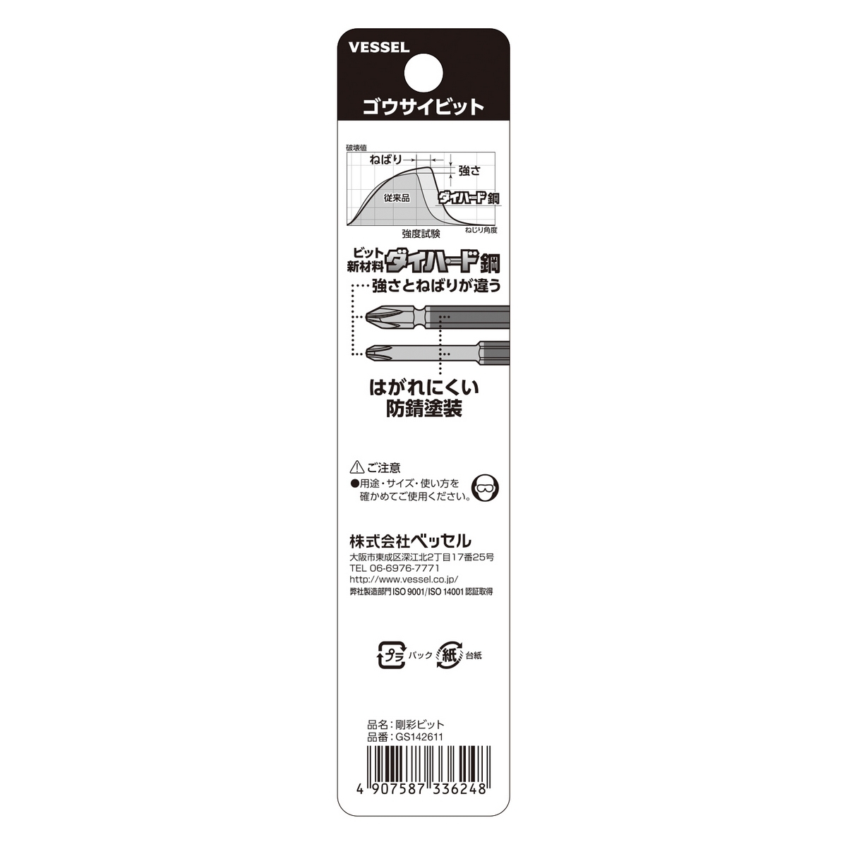 GS14 +2/-6X110 ดอกไขควงแฉก-แบน(2ดอก/แพค)