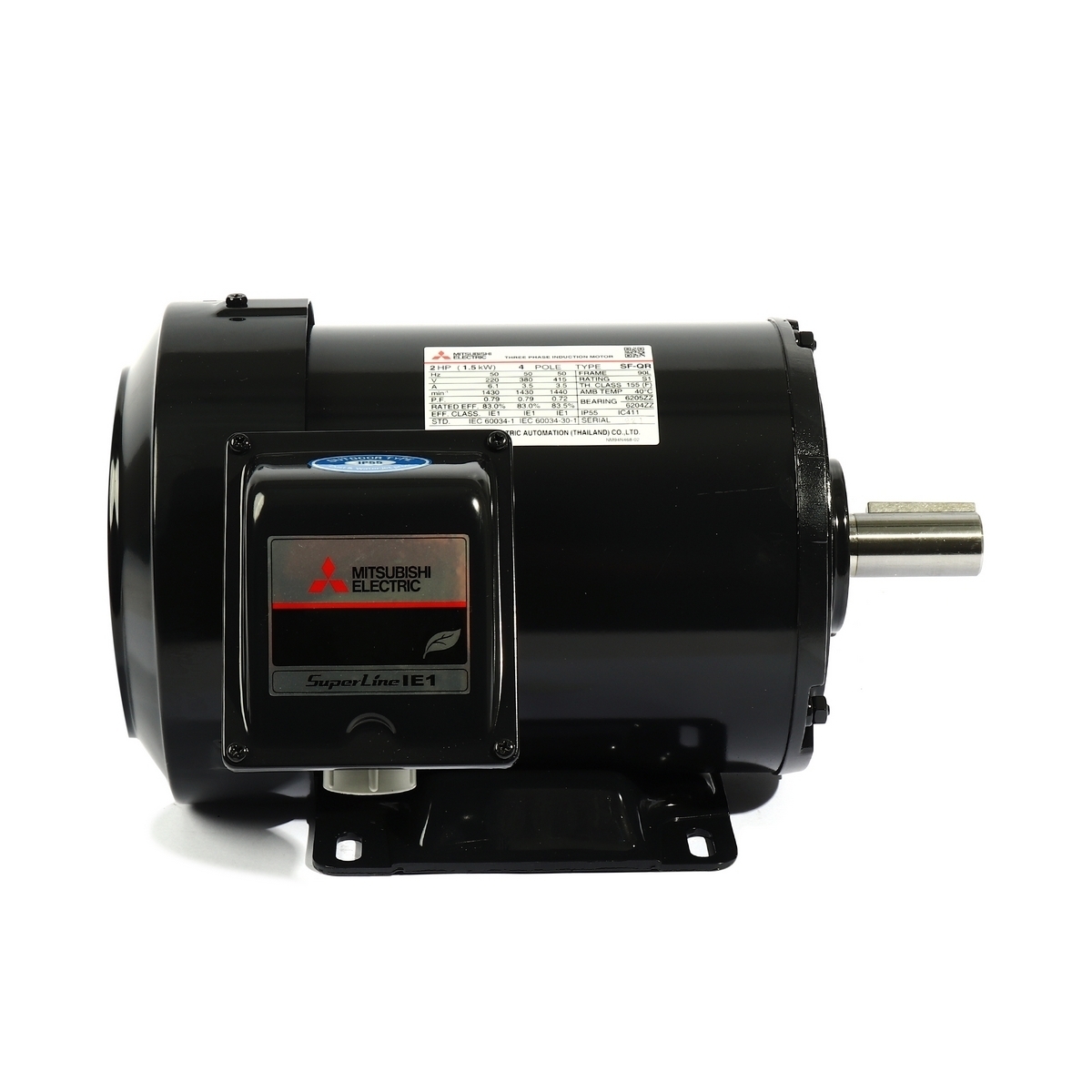 SF-QR มอเตอร์ 2 HP IP-55 220/380V 4P