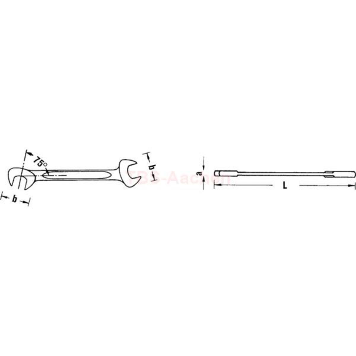 12 3.5 SMALL DOUBLE OPEN ENDED SPANNER