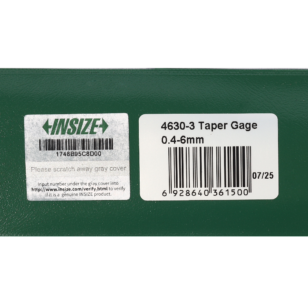 4630-3 เตเปอร์เกจ เกจวัดร่อง 0.4-6มม