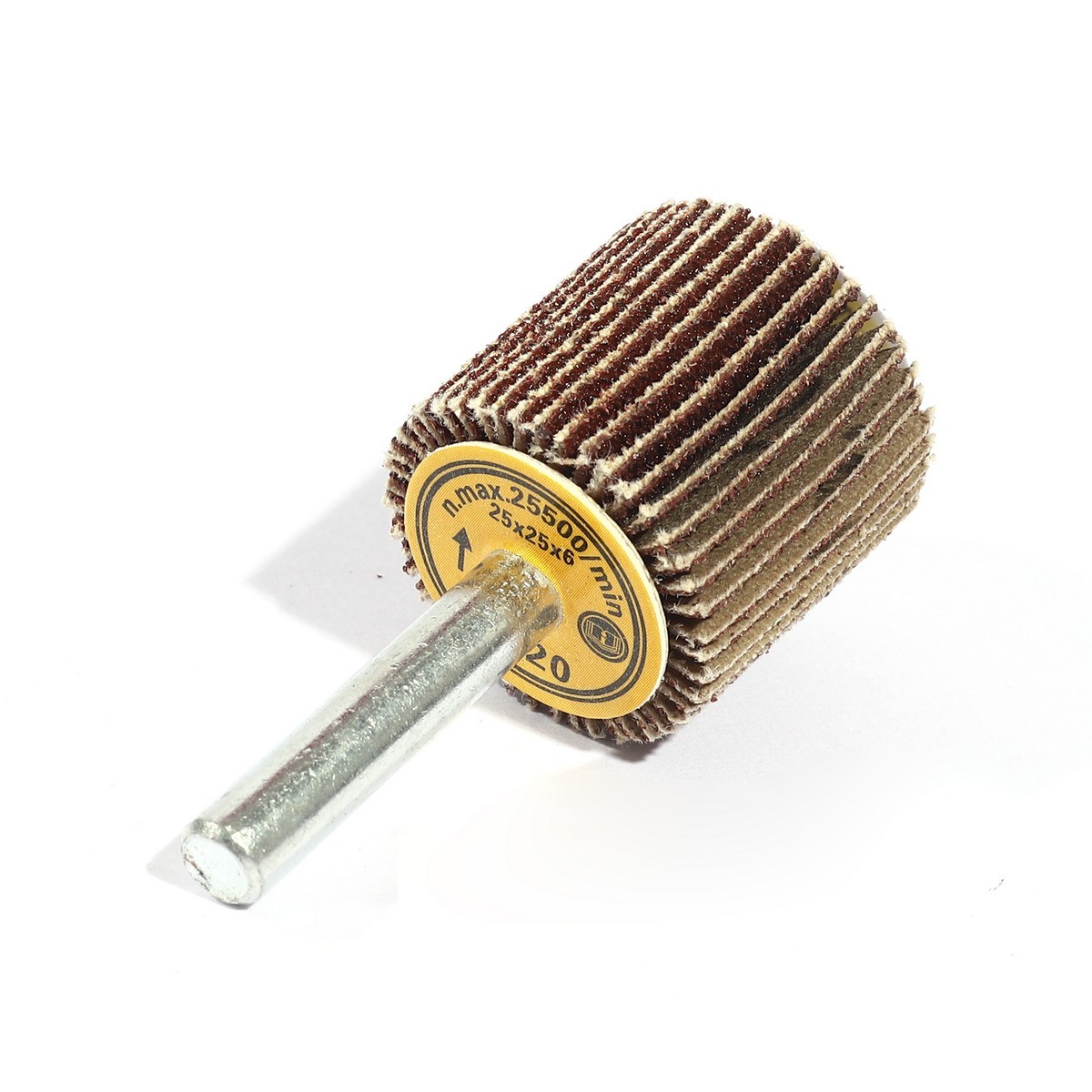 ล้อทราย มีแกน 25 X 25 X 6MM #120