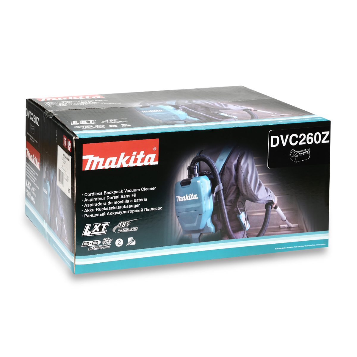 DVC260Z เครื่องดูดฝุ่นสะพาย 36V ไม่แบต