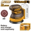 20V ขัดกระดาษทรายกลม 5"-เครื่องเปล่า