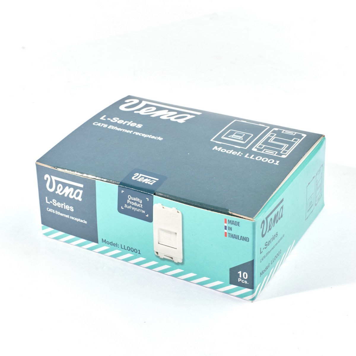 L-SERIES เต้ารับแลน LAN CAT5E / CAT6