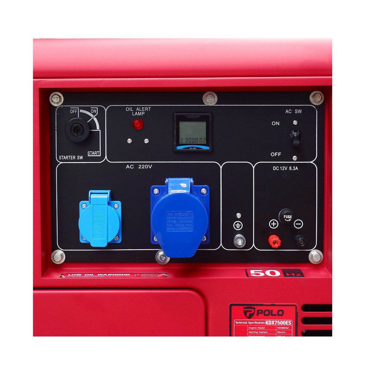 KDX7500ES เครื่องปั่นไฟดีเซล 5.5 KW