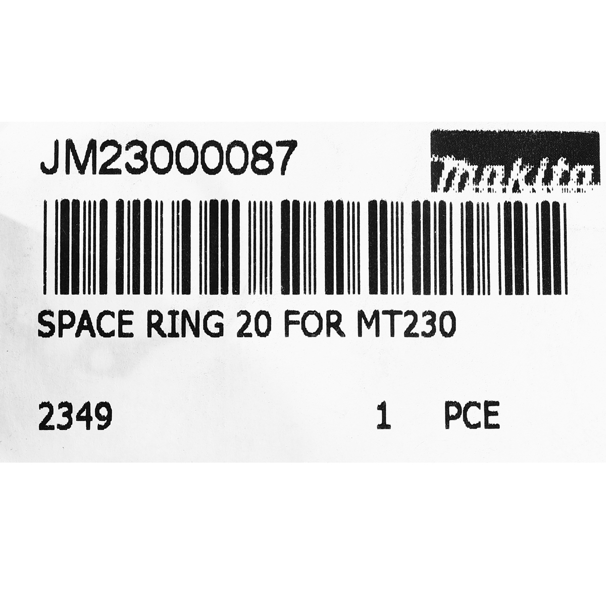 อะไหล่MT230#102 SPACE RING 20