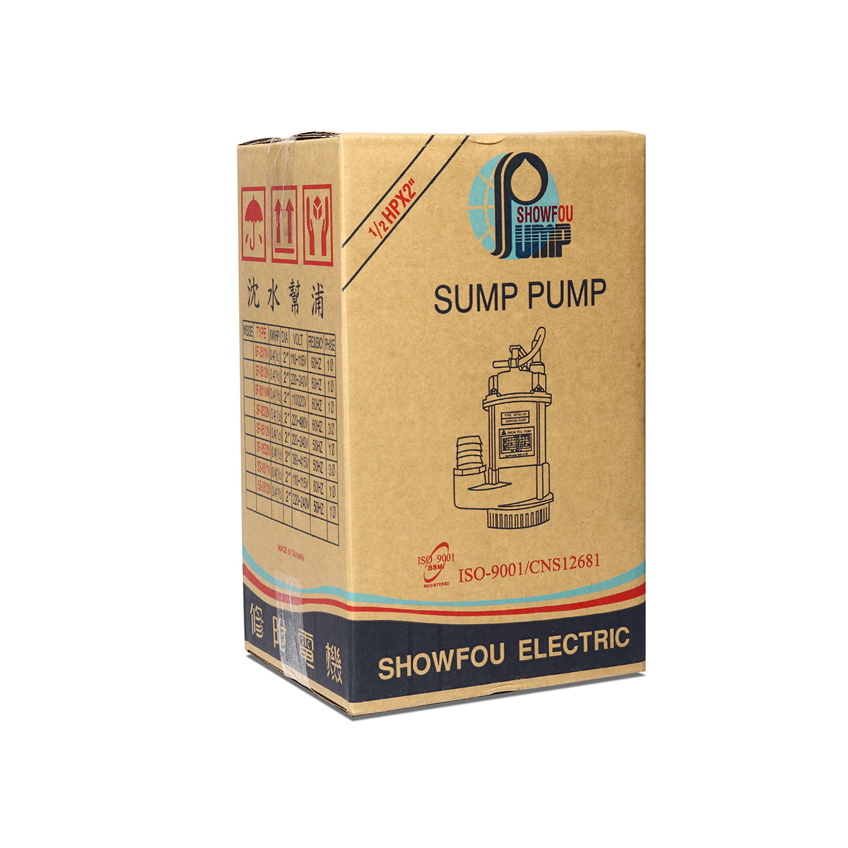 SF-0512D ปั๊มจุ่มเสื้อสแตนเลส 1/2HP 2