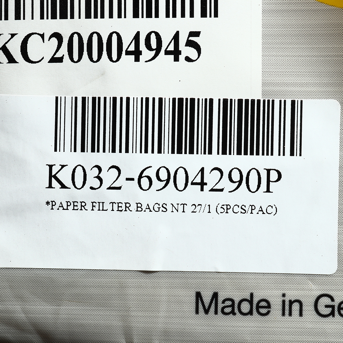 PAPER FILTERBAGS (5PCS/PAC)