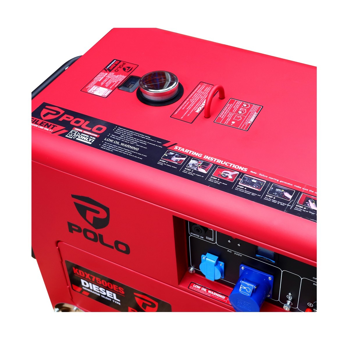 KDX7500ES เครื่องปั่นไฟดีเซล 5.5 KW
