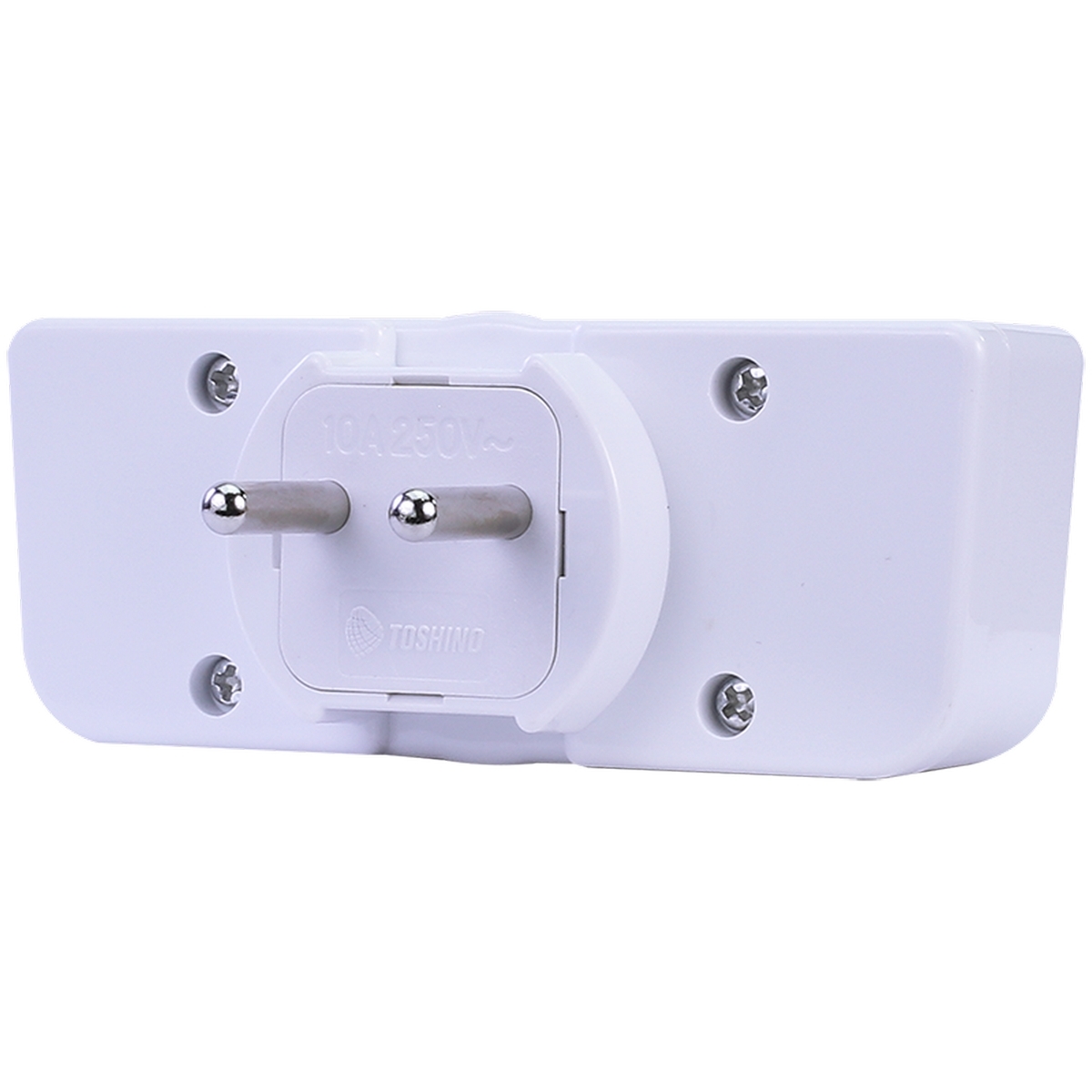 TW3-A ปลั๊กแปลง 3ช่อง 2 ขากลม 10A 2000W