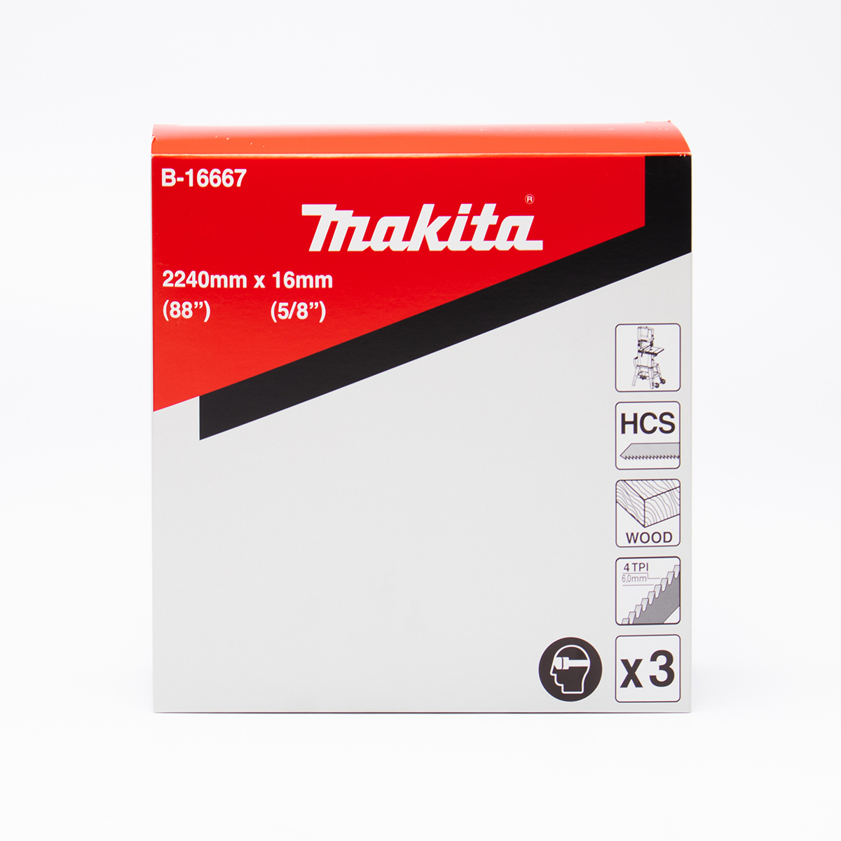 ใบเลื่อยสายพาน 4T-16MM LB1200 (3PCS/PAC)