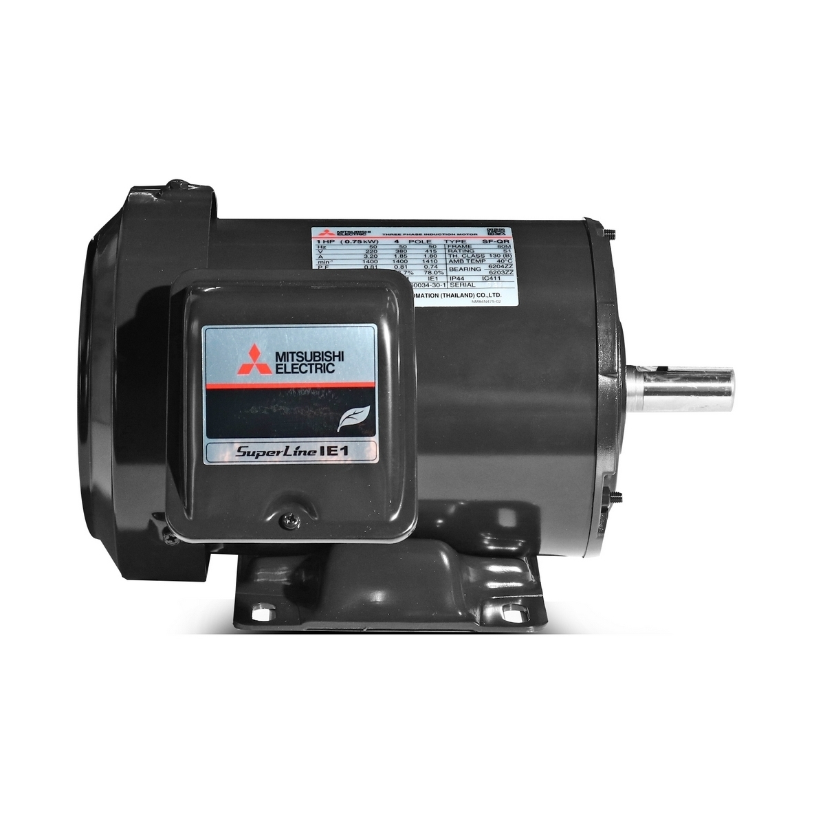 SF-QR มอเตอร์ 1 HP IP-44 220/380V 4P