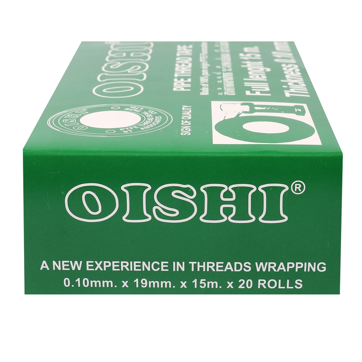 เทปพันเกลียว 19MMX0.1MMX15M(OISHI)42G