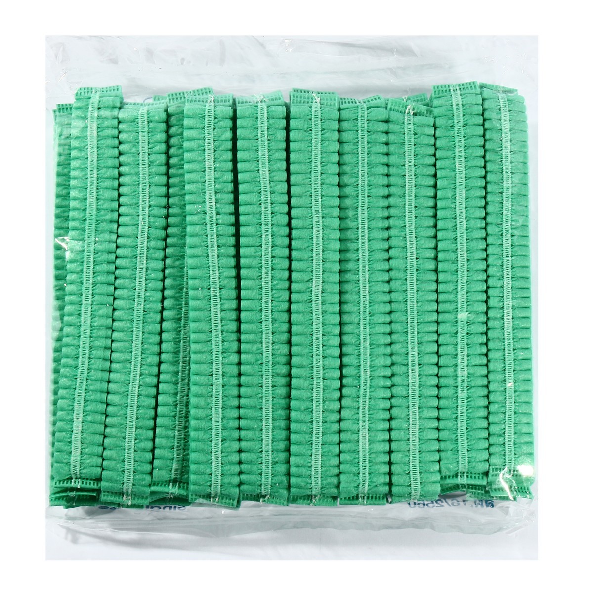 หมวกคลุมผมอนามัย สีเขียว (50ชิ้น/แพ็ก)