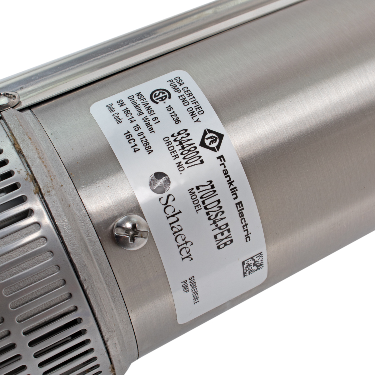 เฉพาะปั๊ม 2 HP L4D90X7 (270LD2S4-PEXB)