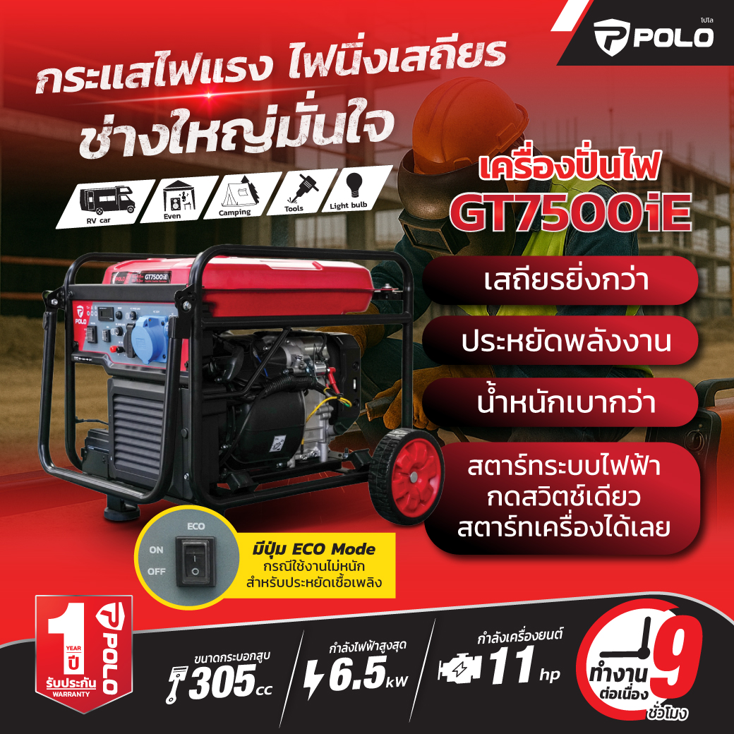 เครื่องปั่นไฟเบนซิน